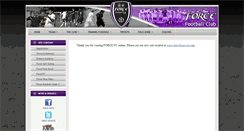 Desktop Screenshot of forcefc.gotsport.com